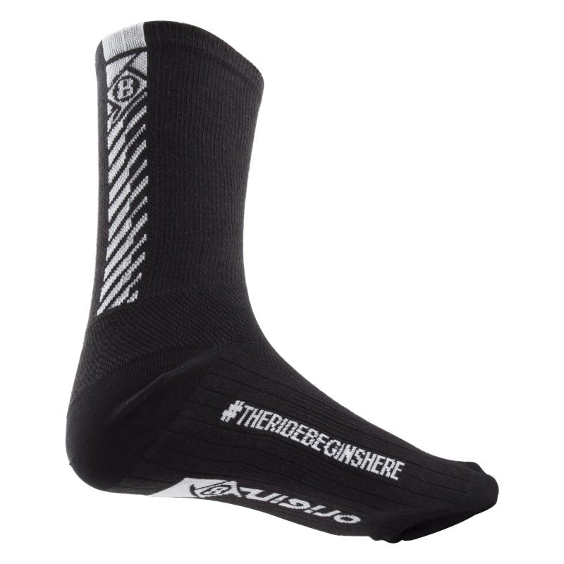 Apparel Origin8 Origin8 Speed Cycling Socks  LG/XL Unisex Black Speed Dark Slate Gray