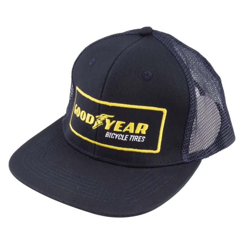Apparel Goodyear Goodyear Goodyear Bicycle Tires Cap  Adjustable Unisex Black/Navy Trucker Dark Slate Gray