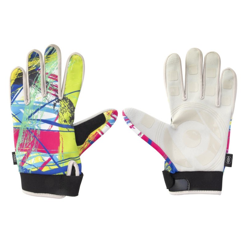 Apparel Alienation Alienation Invisible Touch Gloves  MD Unisex Pink/Blue/Yellow Dark Slate Gray