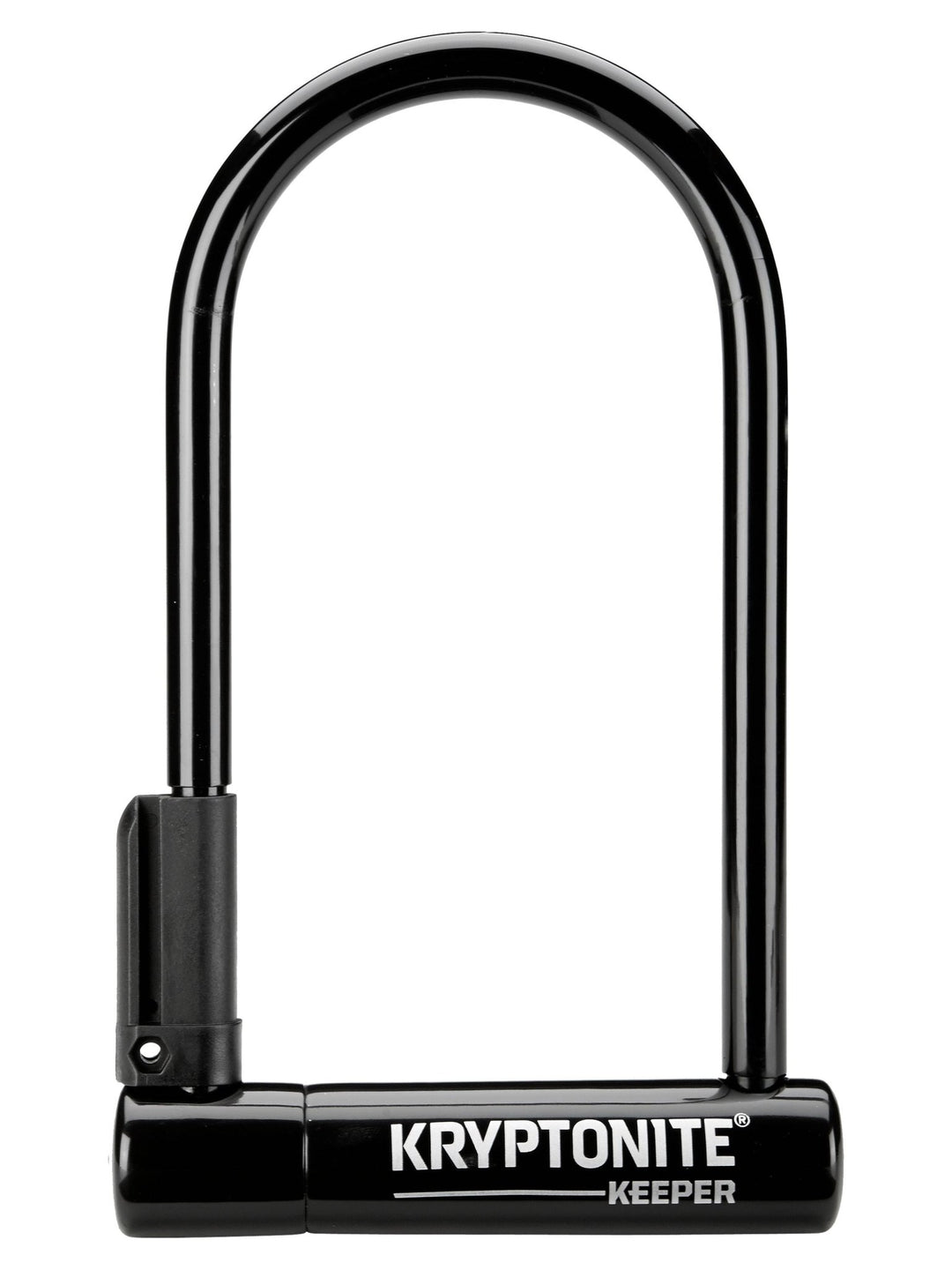 U-Lock Kryptonite Kryptonite Keeper U-Lock - 4 x 8" Keyed Black Includes bracket Gray