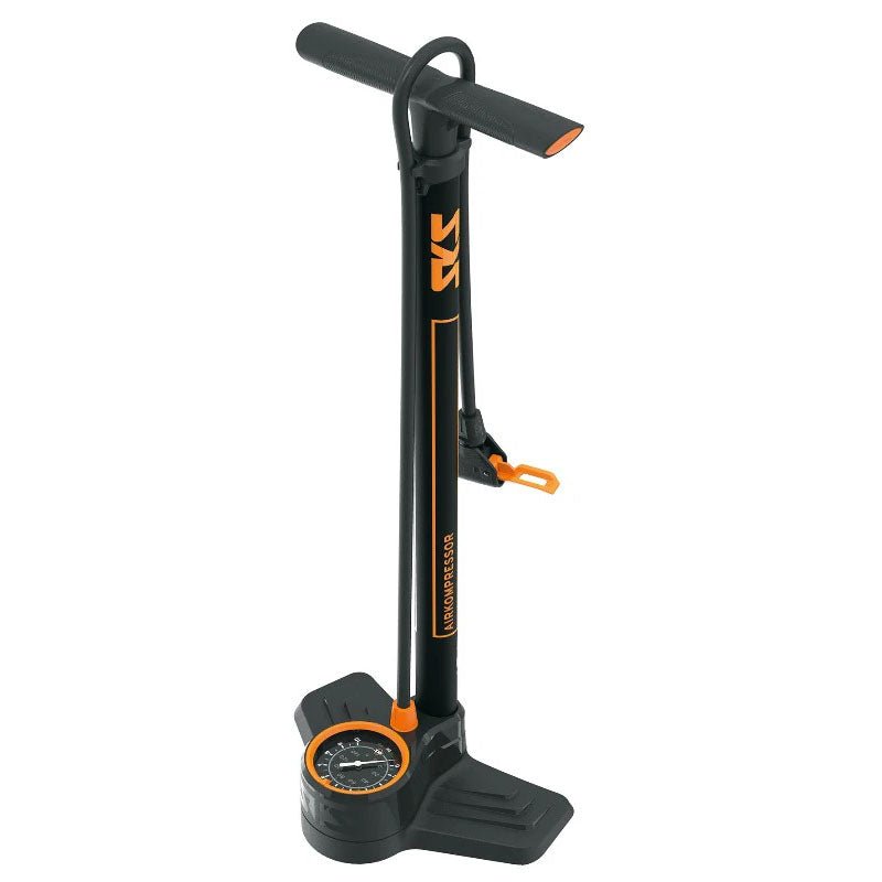 SKS Airkompressor ClikTek 10.0 Floor Pump - 144 PSI  900mm Hose 80mm Gauge