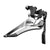 Front Derailleurs and Parts SRAM SRAM Rival 22 Front Derailleur - 2x11-Speed Yaw Braze-on Chain Spotter Silver/BLK Dark Slate Gray