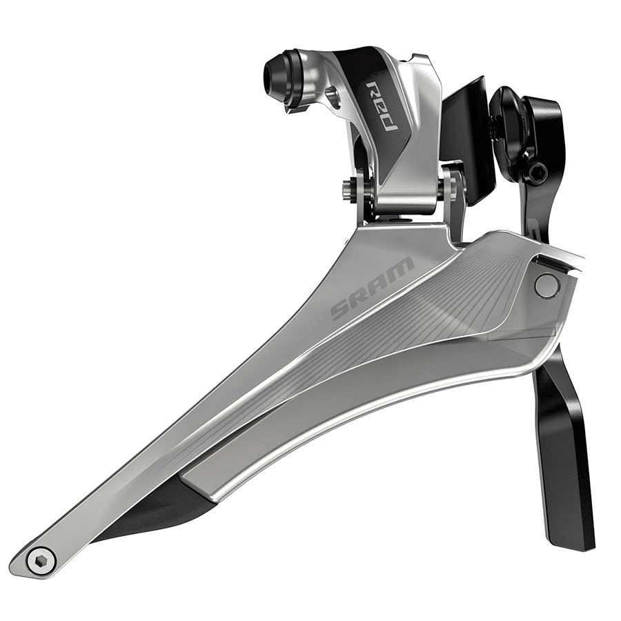 Front Derailleurs and Parts SRAM SRAM Red Front Braze-on Derailleur Yaw C2 Light Slate Gray