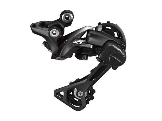 Rear Derailleurs Shimano Shimano XT RD-M8000-GS Rear Derailleur - 11 Speed Medium Cage BLK With Clutch Dark Slate Gray