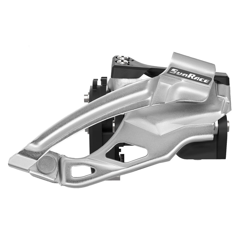 Rear Derailleurs SunRace Sunrace FD-MS66 10 speed black/silver front derailleur Gray