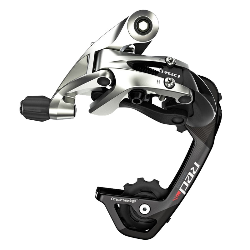Rear Derailleurs SRAM SRAM Red WiFli Rear Derailleur - 11 Speed Medium Cage Black Dark Slate Gray