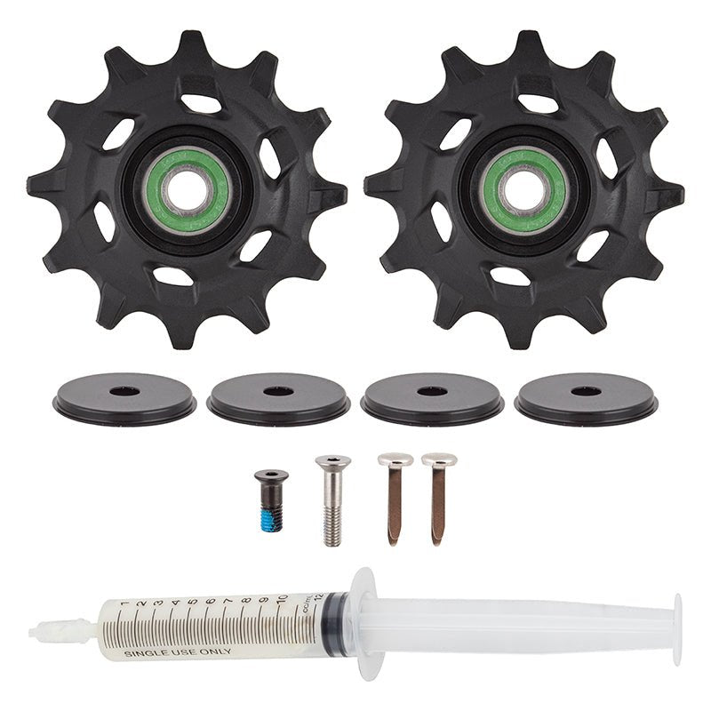 Pulley Assembly SRAM SRAM Red eTap AXS Rear Derailleur Pulley Kit - 12 Speed Ceramic Dark Slate Gray