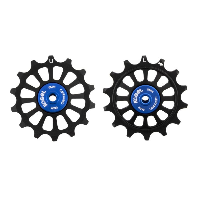 Rear Derailleurs Kogel Kogel Bearings 14/14T Hybrid Ceramic Pulley Set SRAM 12 Cross - Blk Dark Slate Gray