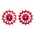 Rear Derailleurs Kogel Kogel Bearings 14/14 Hybrid Ceramic Pulley Set SRAM 12 Cross Rd Brown