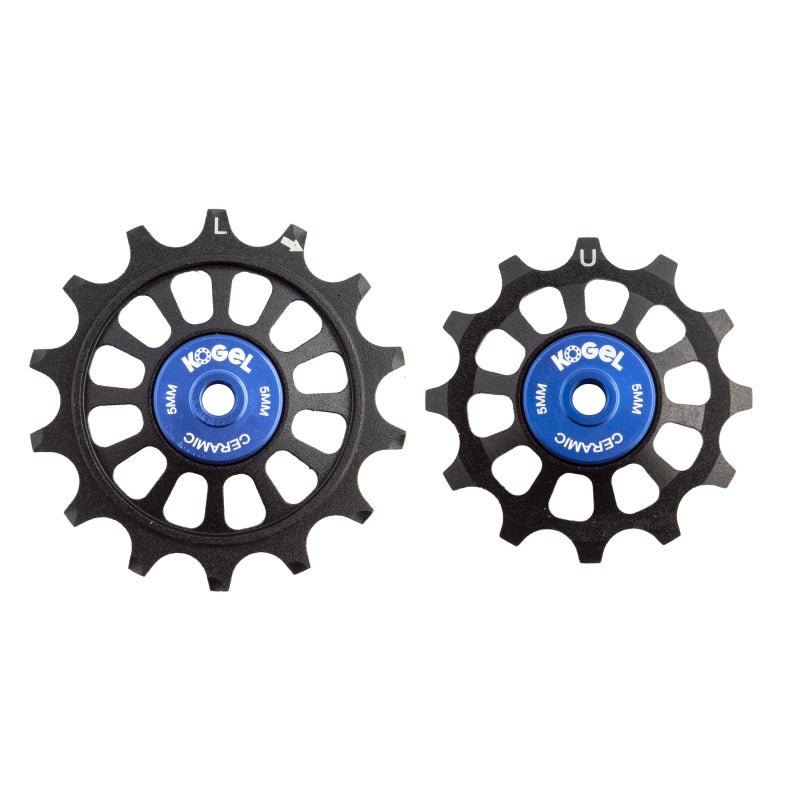 Rear Derailleurs Kogel Kogel Kogel Derailleur Pulley Hybrid Ceramic Black/Blue Dark Slate Gray