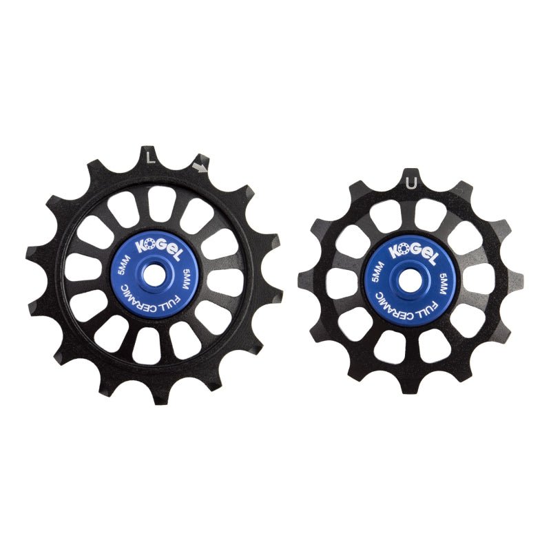 Rear Derailleurs Kogel Kogel Kogel Derailleur Pulley Full Ceramic Shimano OS Full Ceramic Black/Blue Dark Slate Gray