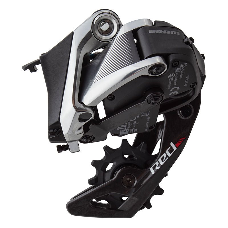 Rear Derailleurs SRAM SRAM RED eTap Rear Derailleur - 11-Speed Short Cage Black A2 Dark Slate Gray