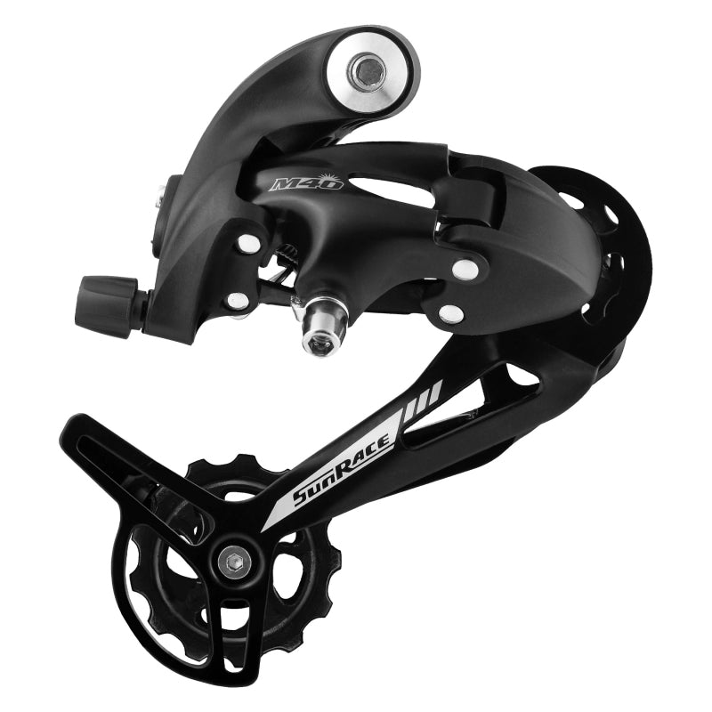 Rear Derailleurs SunRace Sunrace RD-M41 7/8 speed black rear derailleur Dark Slate Gray