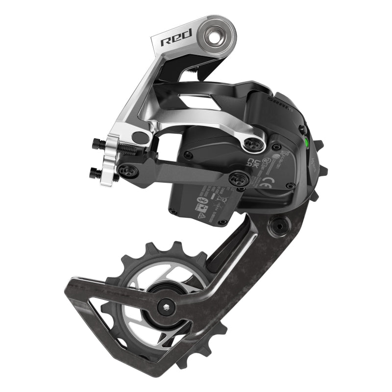Rear Derailleurs SRAM SRAM RED AXS Rear Derailleur - 12-Speed Medium Cage 36t Max Battery Not Included BLK E1 Dark Slate Gray