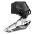 Front Derailleurs and Parts SRAM SRAM Rival AXS Front Derailleur - 2x12-Speed Braze-on Battery Not Included BLK E1 Dark Slate Gray