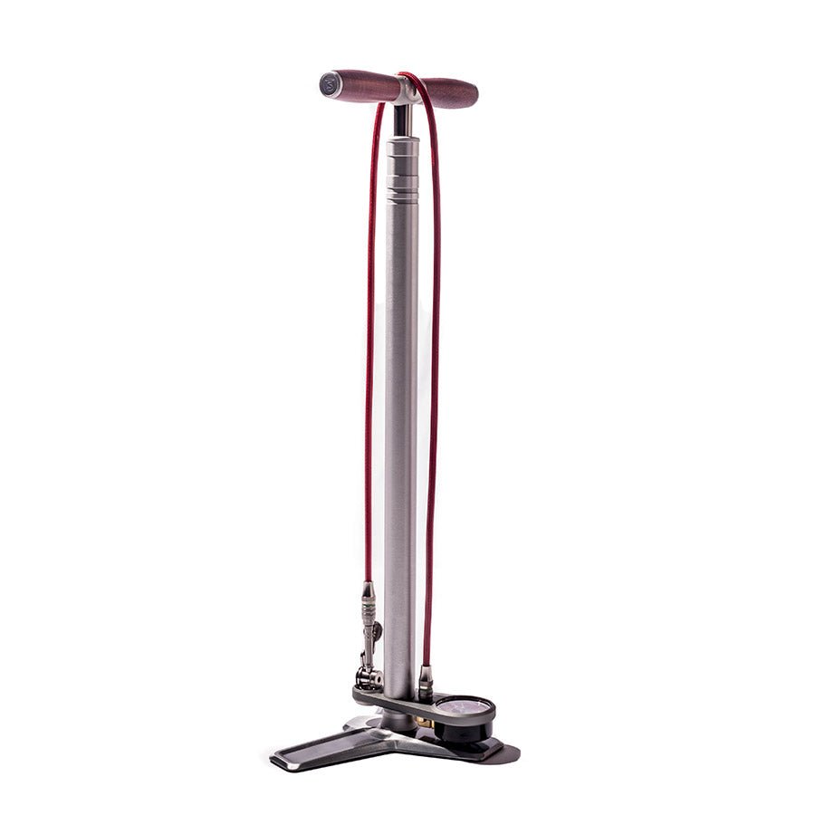 Silca SuperPista Ultimate Hiro Floor Pump 160psi Silver