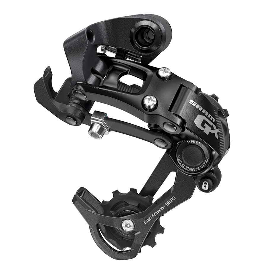 Rear Derailleurs SRAM SRAM GX Rear Derailleur - 10 Speed Long Cage Black Dark Slate Gray