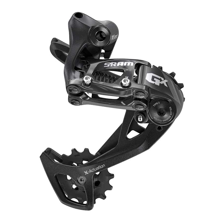 Rear Derailleurs SRAM SRAM GX Rear Derailleur - 11 Speed Long Cage Black 2x With Clutch Dark Slate Gray