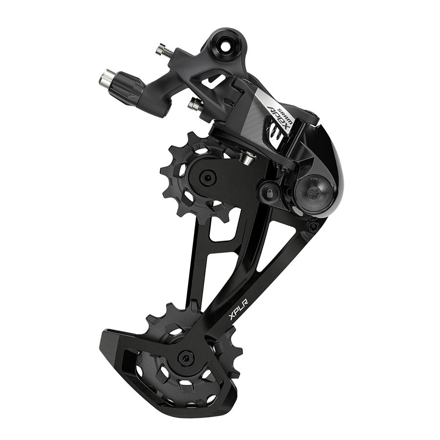 Rear Derailleurs SRAM SRAM Apex XPLR Rear Derailleur - 12-Speed Medium Cage 44t Max Black D1 Dark Slate Gray