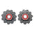 Rear Derailleurs Origin8 Origin8 Ceramic Bearing Pulley Wheel Set  7/8/9/10/11sp Grey Dim Gray