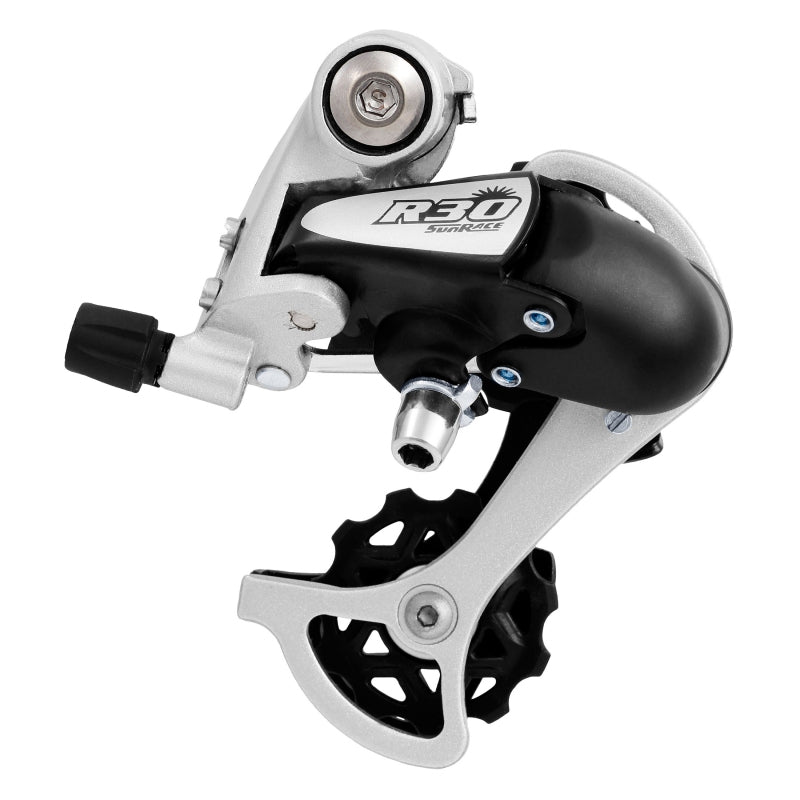 Rear Derailleurs SunRace Sunrace RD-R37 6/7 speed silver/black rear derailleur Dark Slate Gray