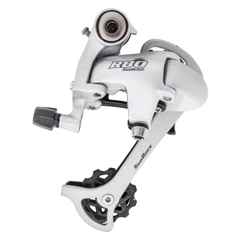 Rear Derailleurs SunRace Sunrace RD-R81 8 speed silver rear derailleur Light Gray