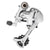 Rear Derailleurs SunRace Sunrace RD-R91 9 speed silver rear derailleur Light Gray