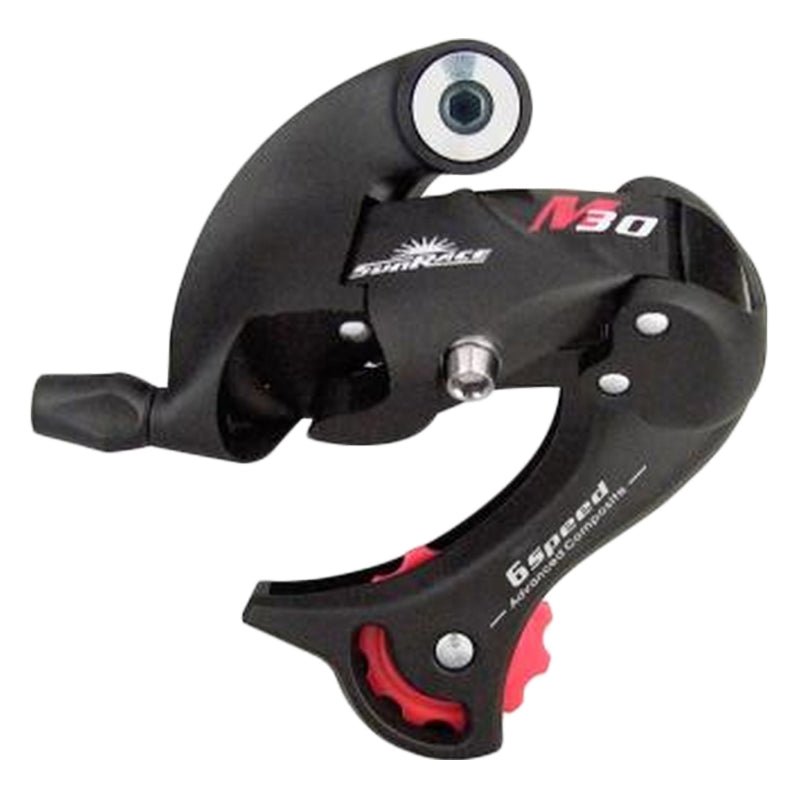 Rear Derailleurs SunRace Sunrace RD-M36 6 speed black rear derailleur Dark Slate Gray