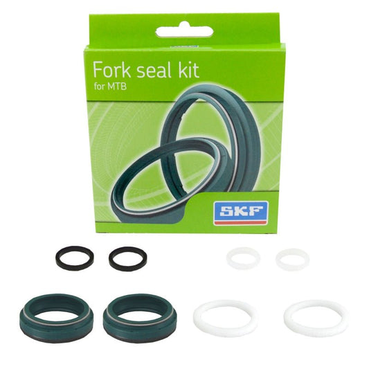 Fork Service Kits SKF SKF Seal Kit 2007-17 RockShox - 32mm Yellow Green
