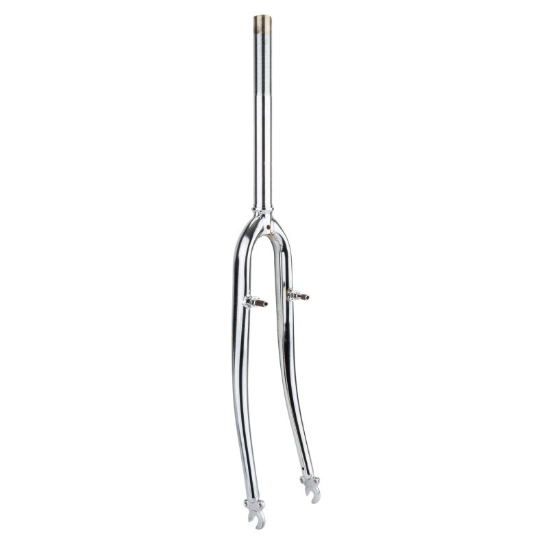 Suspension Fork Sunlite Sunlite Hybrid Hybrid 700C Threaded 1` (7/8 ID) 250mm Canti Hi-Tensile Chrome 45mm Light Gray