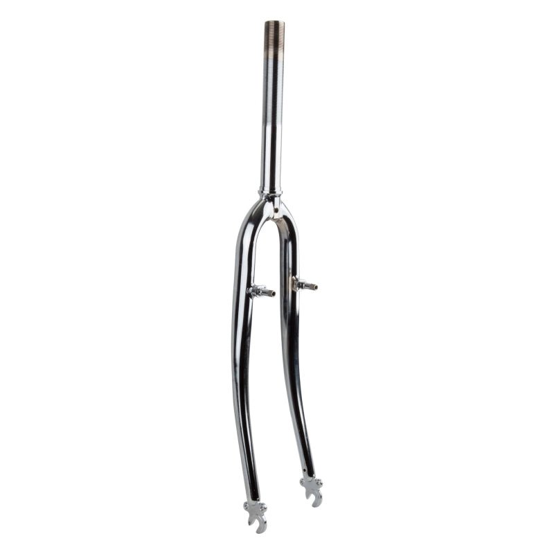 Suspension Fork Sunlite Sunlite Hybrid Hybrid 700C Threaded 1` (7/8 ID) 200mm Canti Hi-Tensile Chrome 45mm Gray
