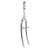 Suspension Fork Sunlite Sunlite MTB MTB 26` Threaded 1-1/8` (1 ID) 200mm Canti Chromoly Chrome 45mm Light Gray