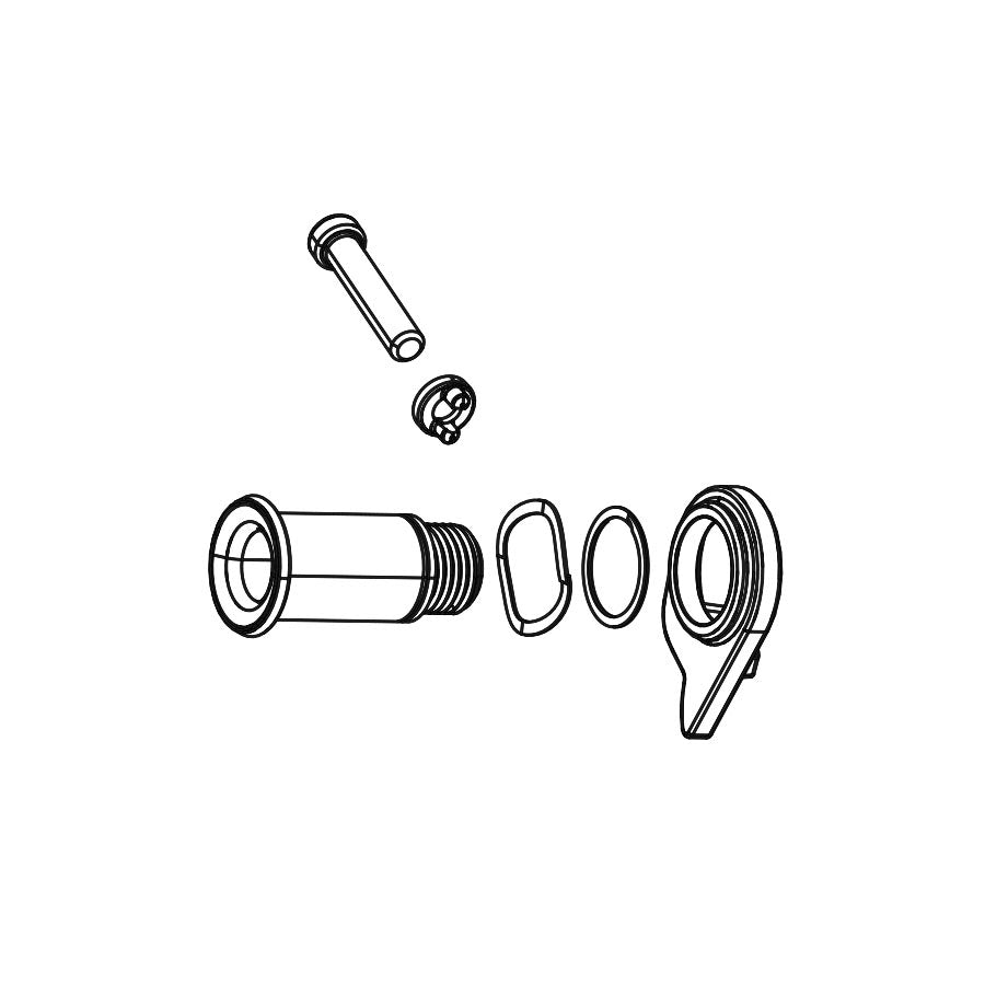 Upper Bolt and Spring SRAM SRAM Force 1 Rear Derailleur B-Bolt Kit Black