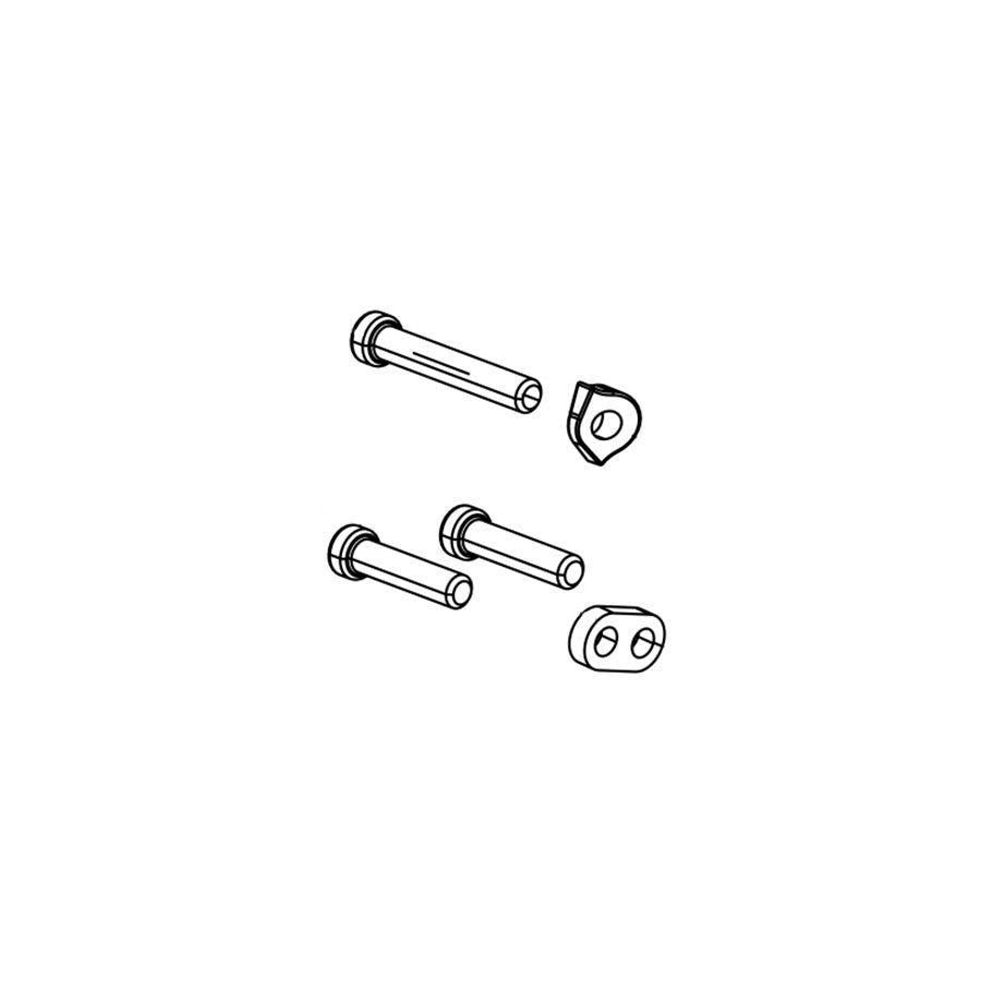 Rear Derailleur Parts SRAM SRAM NX 11-Speed Rear Derailleur B-Screw and Limit Screw Kit Lavender