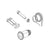Upper Bolt and Spring SRAM SRAM XX1 11-Speed Rear Derailleur B-Bolt and Limit Screw Kit White Smoke