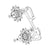 Cage Assembly SRAM SRAM EX1 Rear Derailleur Pulley and Inner Cage Assembly - 8-Speed Black Black