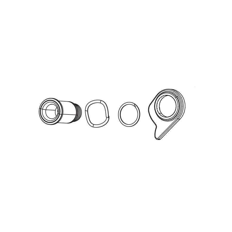 Upper Bolt and Spring SRAM SRAM Force eTap AXS Rear Derailleur B-Bolt and Screw Kit Lavender