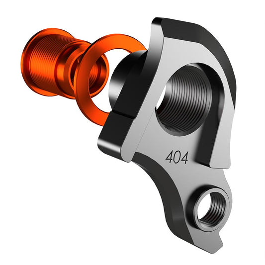 Wheels Manufacturing Universal Derailleur Hanger - 404-3 For Frames designed to accept SRAM UDH BLK/Orange