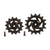 Pulley Assembly SRAM SRAM X0 Eagle T-Type AXS Rear Derailleur Pulley Kit - 14t Upper 16t Lower Dark Slate Gray