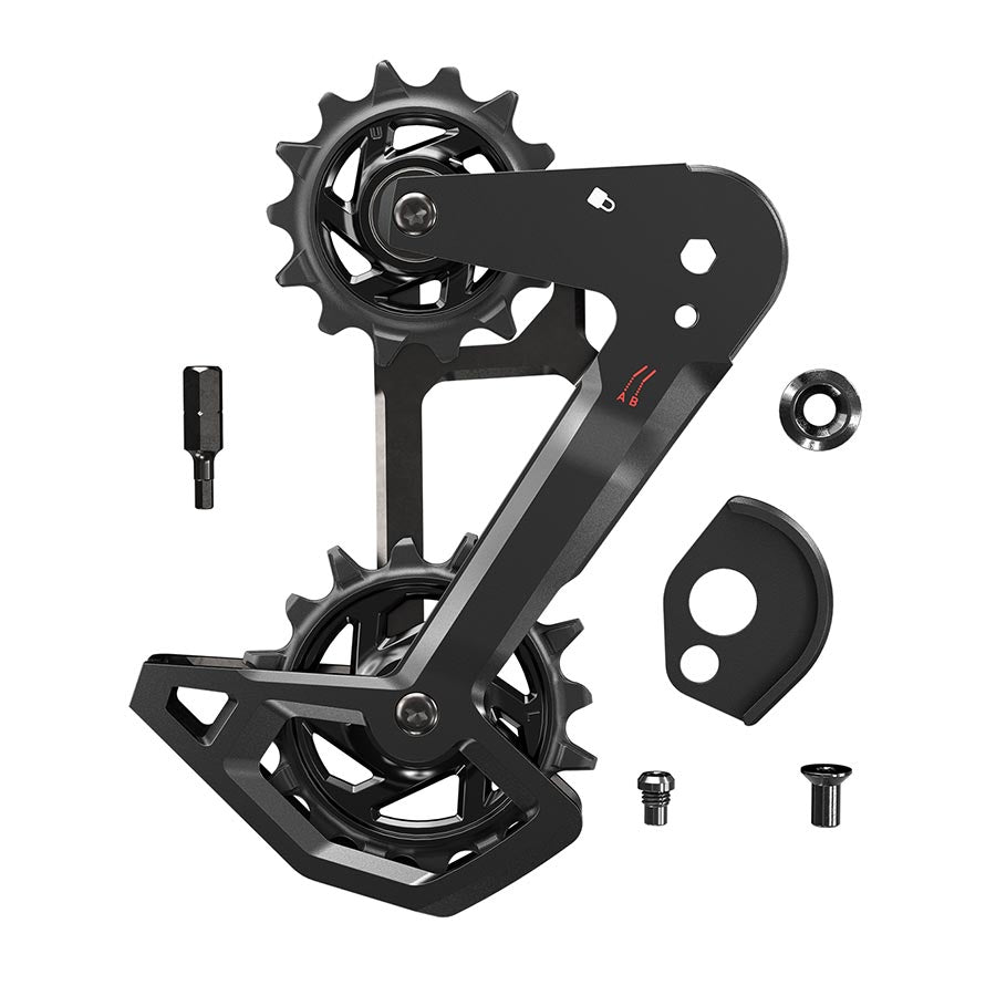 Derailleur Parts SRAM SRAM Universal T-Type AXS Replacement Cage Aluminum Dark Slate Gray