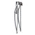Suspension Fork Sunlite Sunlite Springer Replica Suspension 26` Threaded 1` (7/8 ID) 180mm Hi-Tensile Chrome Slate Gray