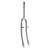 Suspension Fork Sunlite Sunlite MTB MTB 26` Threaded 1` (7/8 ID) 198mm Canti Hi-Tensile Chrome 45mm Light Gray