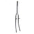 Suspension Fork Sunlite Sunlite MTB MTB 26` Threaded 1-1/8` (1 ID) 200mm Canti Hi-Tensile Chrome 45mm Light Slate Gray