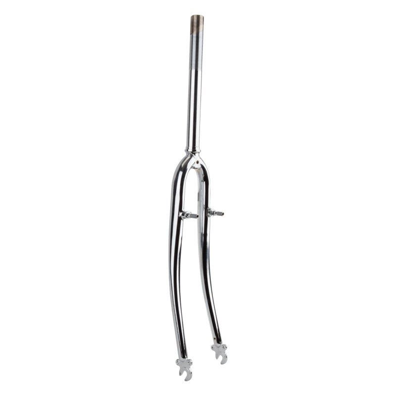 Suspension Fork Sunlite Sunlite Hybrid Hybrid 700C Threaded 1` (7/8 ID) 250mm Canti Chromoly Chrome 45mm Light Gray