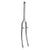 Suspension Fork Sunlite Sunlite Hybrid Hybrid 700C Threadless 1-1/8` 260mm Canti Chromoly Chrome 45mm Gray