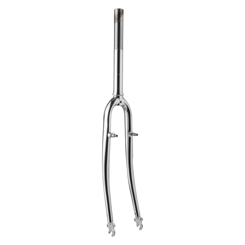 Suspension Fork Sunlite Sunlite Hybrid Hybrid 700C Threaded 1-1/8` (1 ID) 250mm Canti Hi-Tensile Chrome 45mm Gray