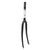 Suspension Fork Sunlite Sunlite Road Road 700C Threaded 1` (7/8 ID) 200mm Caliper Chromoly Black 45mm Dark Slate Gray