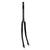 Suspension Fork Sunlite Sunlite Road Road 700C Threaded 1` (7/8 ID) 250mm Caliper Chromoly Black 45mm Dark Slate Gray