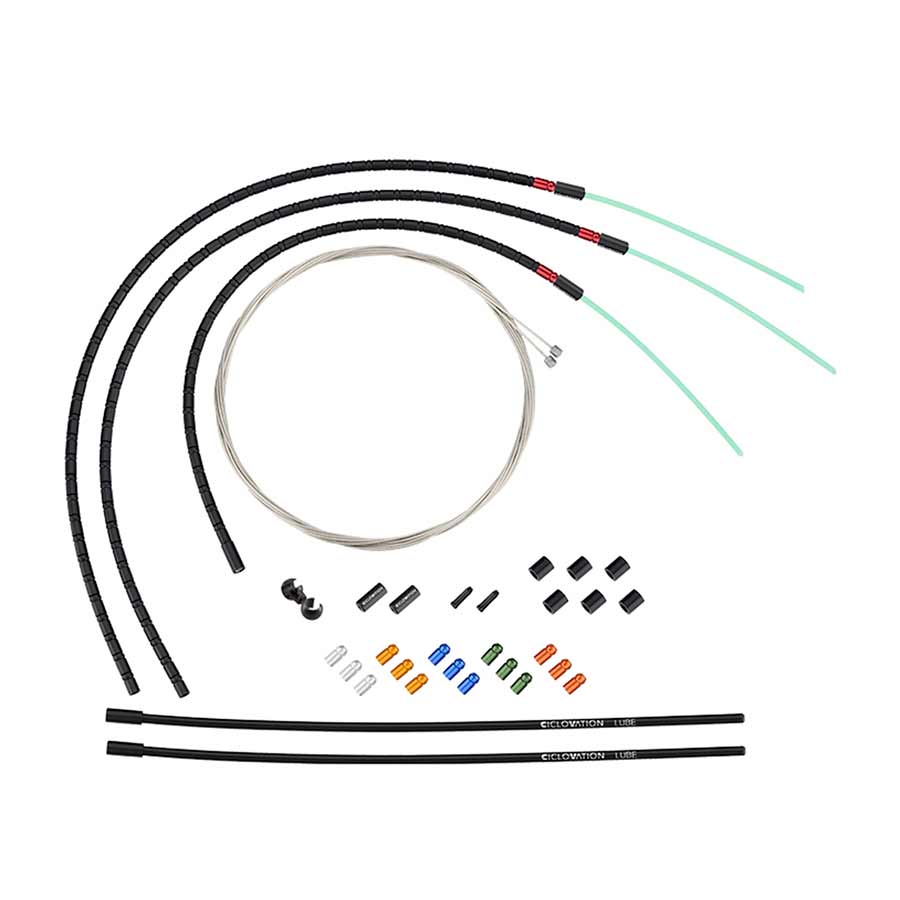 Cables and Housing Ciclovation Ciclovation Viperlink Shift cable and housing set Black