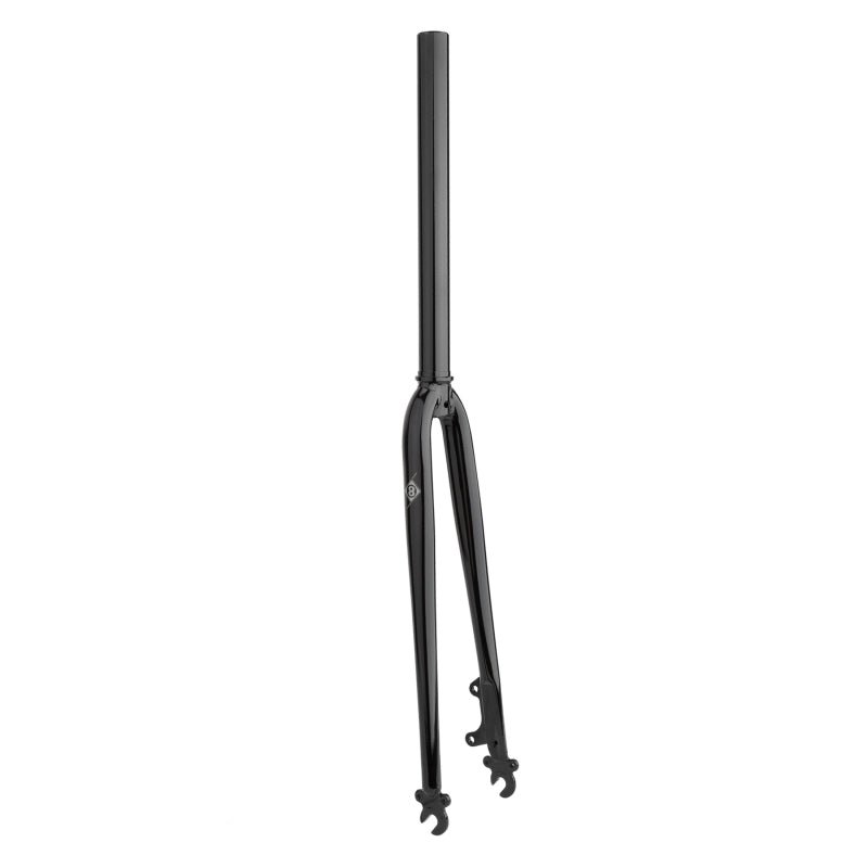 Suspension Fork Origin8 Origin8 47-57mm brake reach Road 700C Threadless 1-1/8` 300mm Disc/Caliper Chromoly Black 43mm Dark Slate Gray